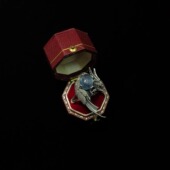 Vintage古着 Grayscale Dragon戒指