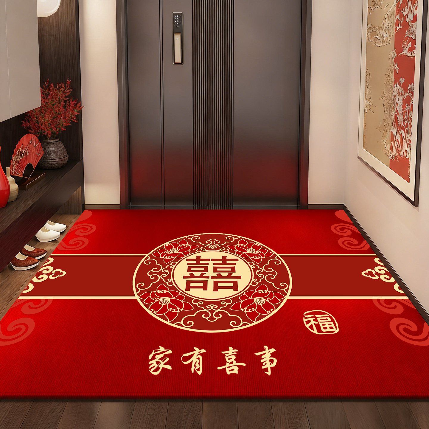 始发水晶绒家用入户地垫