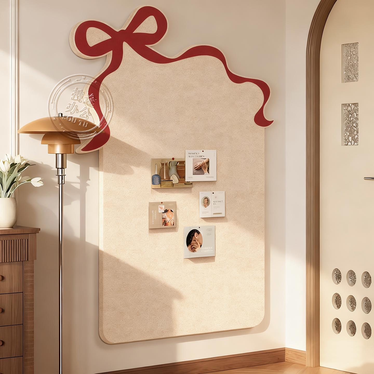 毛毡板墙贴照片墙展示墙背景板