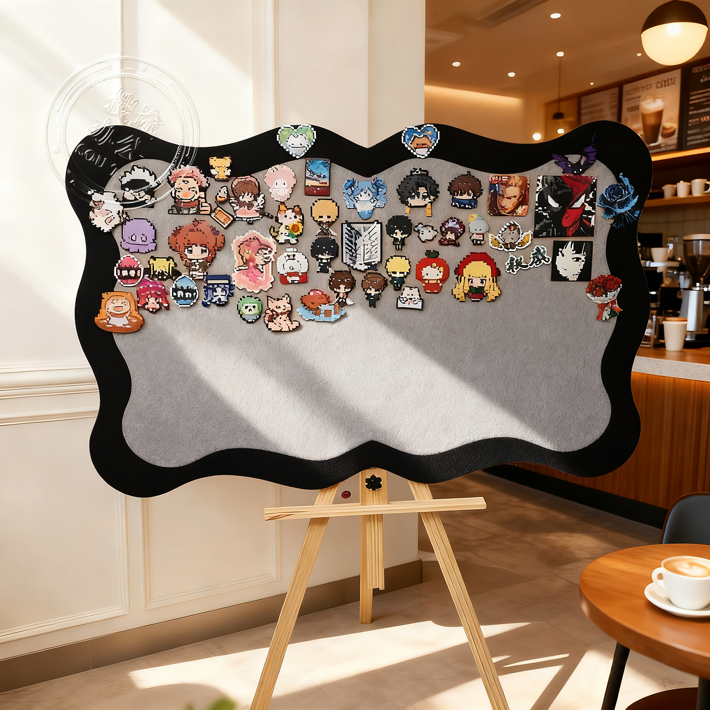 毛毡板墙贴照片墙展示墙背景板