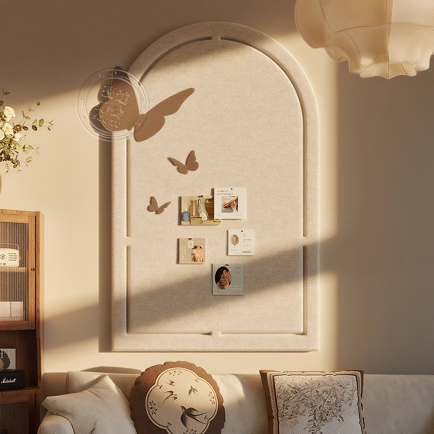 毛毡板墙贴照片墙展示墙背景板