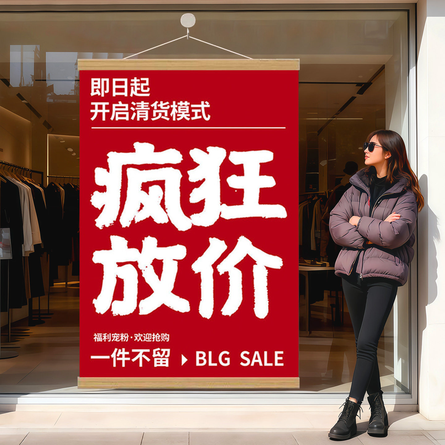 年末全场清仓海报广告贴新年大促服装店年终钜惠清货大甩卖墙贴年终大促海报季末促销活动挂布特价促销活动贴,文具电教/文化用品/商务用品,标志牌/提示牌/付款码,淘宝优惠券,粉丝福利购,淘宝优惠卷