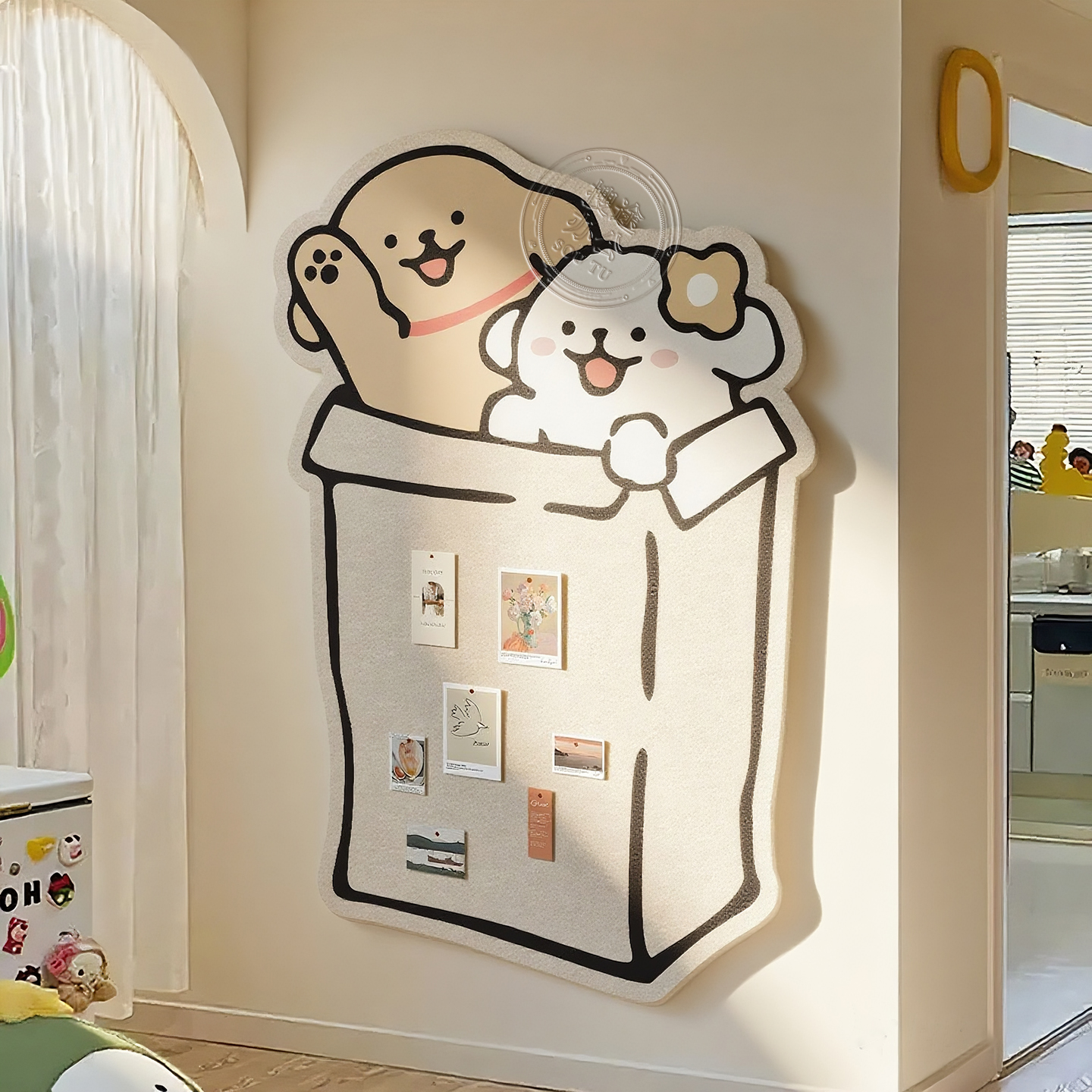 毛毡板墙贴照片墙展示墙背景板