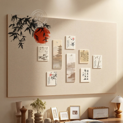 毛毡板墙贴照片墙展示墙背景板