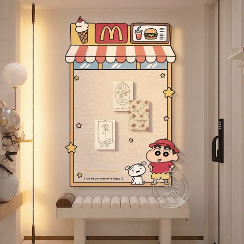 毛毡板墙贴照片墙展示墙背景板