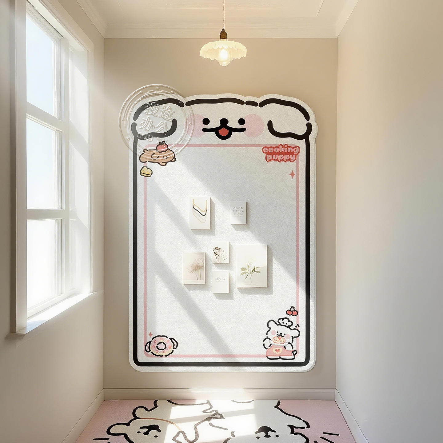 毛毡板墙贴照片墙展示墙背景板