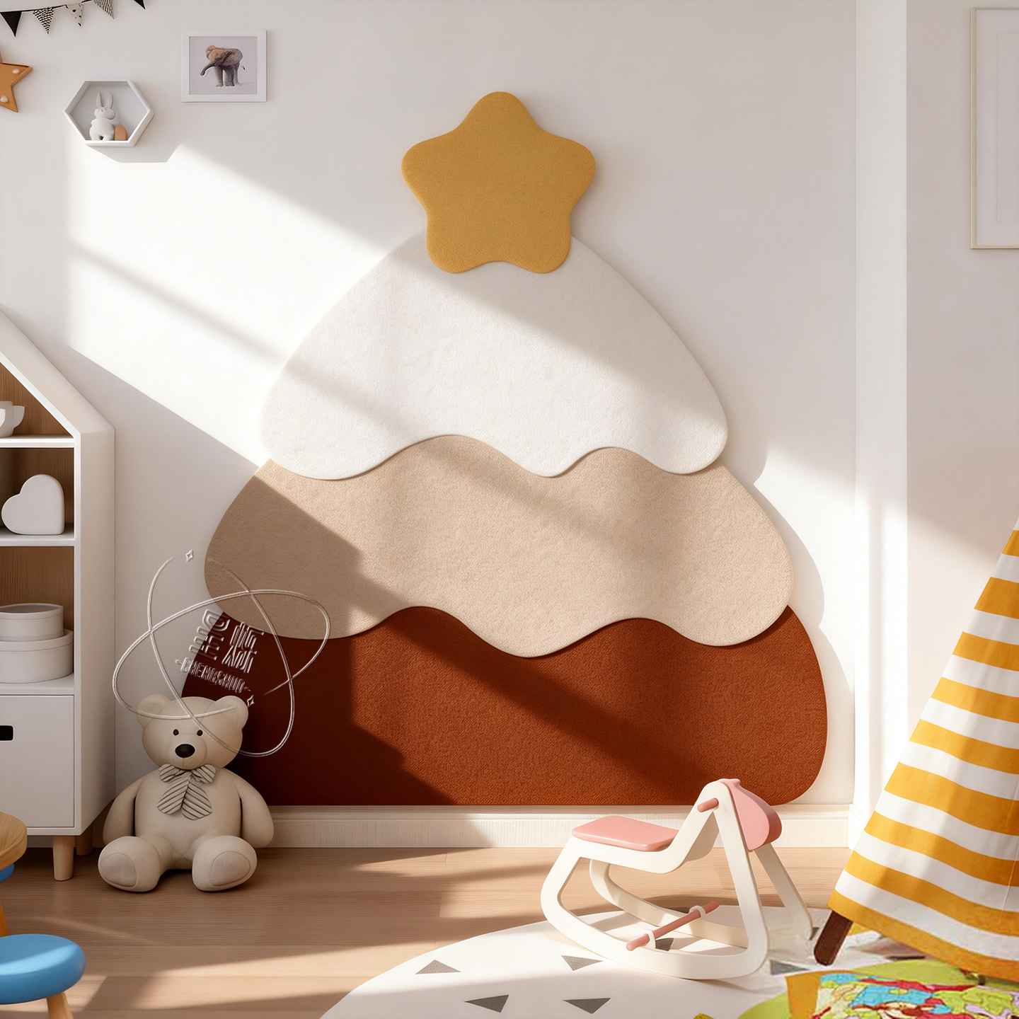 毛毡板墙贴照片墙展示墙背景板