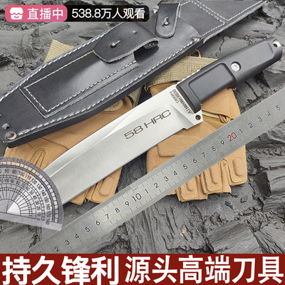 极端杜宾犬4代武力战术刀冷钢srk户外露营野外生存装备多功能水果