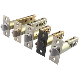 三杆式门锁锁舌三柱式球形锁加长锁心锁体三杆执手锁体边距90锁舌