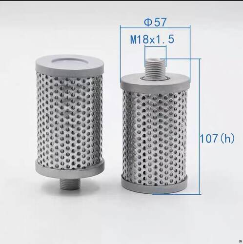1432上海机床厂液压泵吸油网过滤网M18x1油滤芯M16油泵过滤器1332