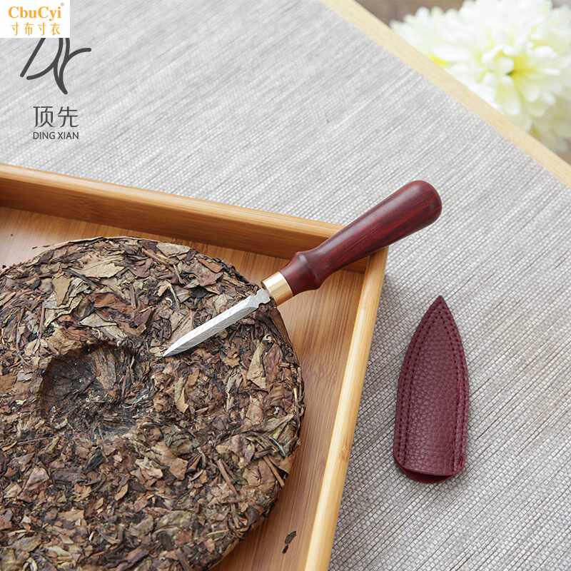 顶先 普洱茶刀 花梨木茶锥 茶具配件大马士革纹不锈钢 黑茶撬|ruв категории посуда, чайный сервиз, Садо/ноль - от Buy2taobao.com для оказания профессиональной услуги покупки агента Taobao