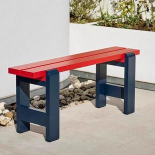 丹麦HAY多巴胺门口换鞋凳长条凳家用现代简约实木长凳餐椅板凳