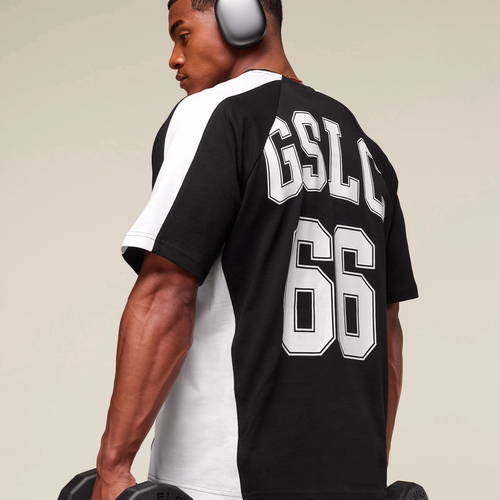 Gymshark GSLC 66新款弹性棉质运动健身休闲宽松圆领显大短袖L7