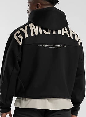 加减法同款GYMSHARK FOUNDER高克重男女运动休闲宽松连帽卫衣R4