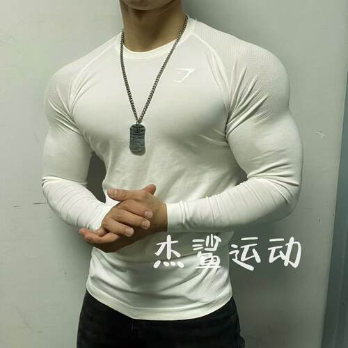 牛货英国Gymshark vital男款主打无缝运动健身透气舒适显身材T恤