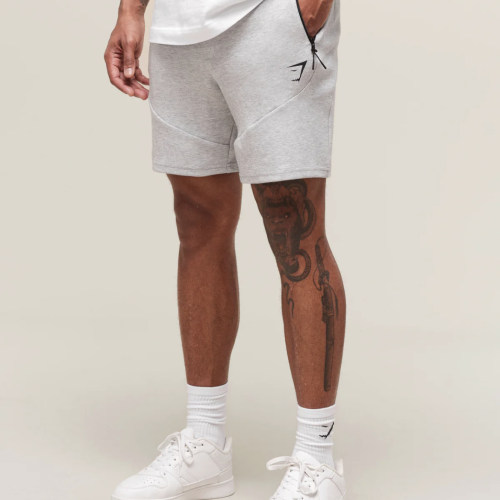 GYMSHARK INTERLOCK TECH男夏季运动健身休闲立体裁剪棉质短裤B12