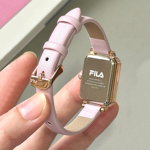 FILA斐乐手表女款 轻奢小众复古小绿表女士送女友生日礼物礼盒6264