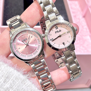 FILA斐乐手表女士小众轻奢高级感小圆表女款送女生日礼物礼盒6601
