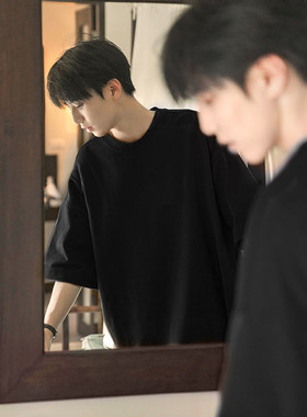 Crying Center男三川一禾jm homme悟空有货220克宽松纯棉短袖T恤