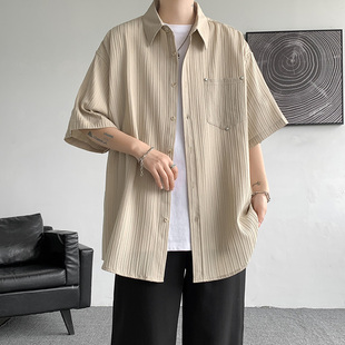 Crying Center男悟空有货第四十九天男装npc中性大码短袖衬衫