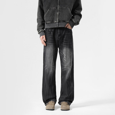 Crying Center男emeisa时有逼格工作室0123start洗水重工牛仔裤