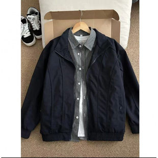 Crying Center男早起工作室阿茶与阿古吕小虎宽松夹克冲锋衣外套