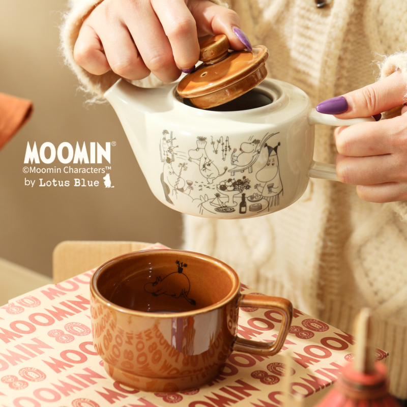 蓝莲花moomin姆明马克杯