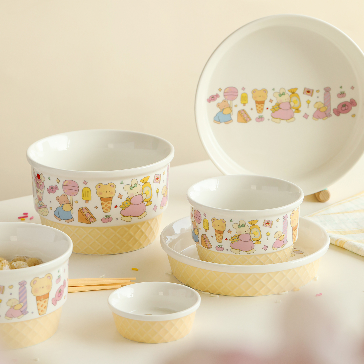 泡面碗陶瓷碗个人专用女生高颜值