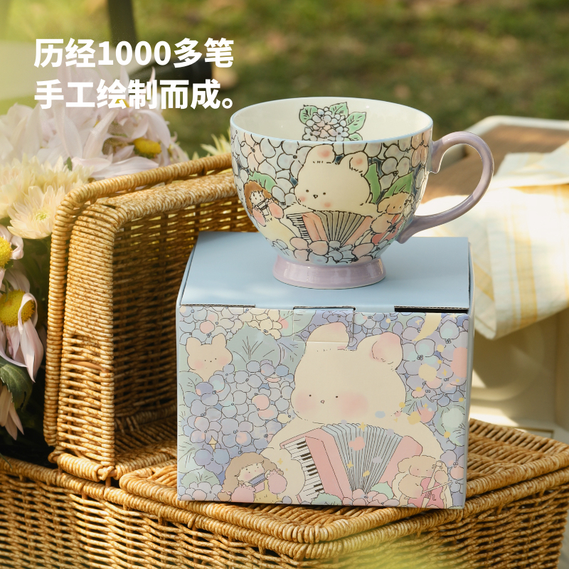 高颜值陶瓷水杯礼盒实用伴手礼