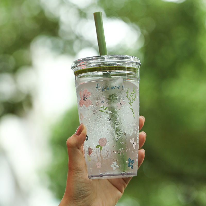 高颜值tritan吸管杯大容量办公室