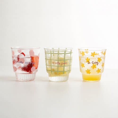 高硼硅杯子2026新款家用玻璃水杯