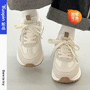 子女老爹鞋 鮀品百搭加绒运动鞋 轻便鞋 厚底秋冬增高休闲小白鞋 女款