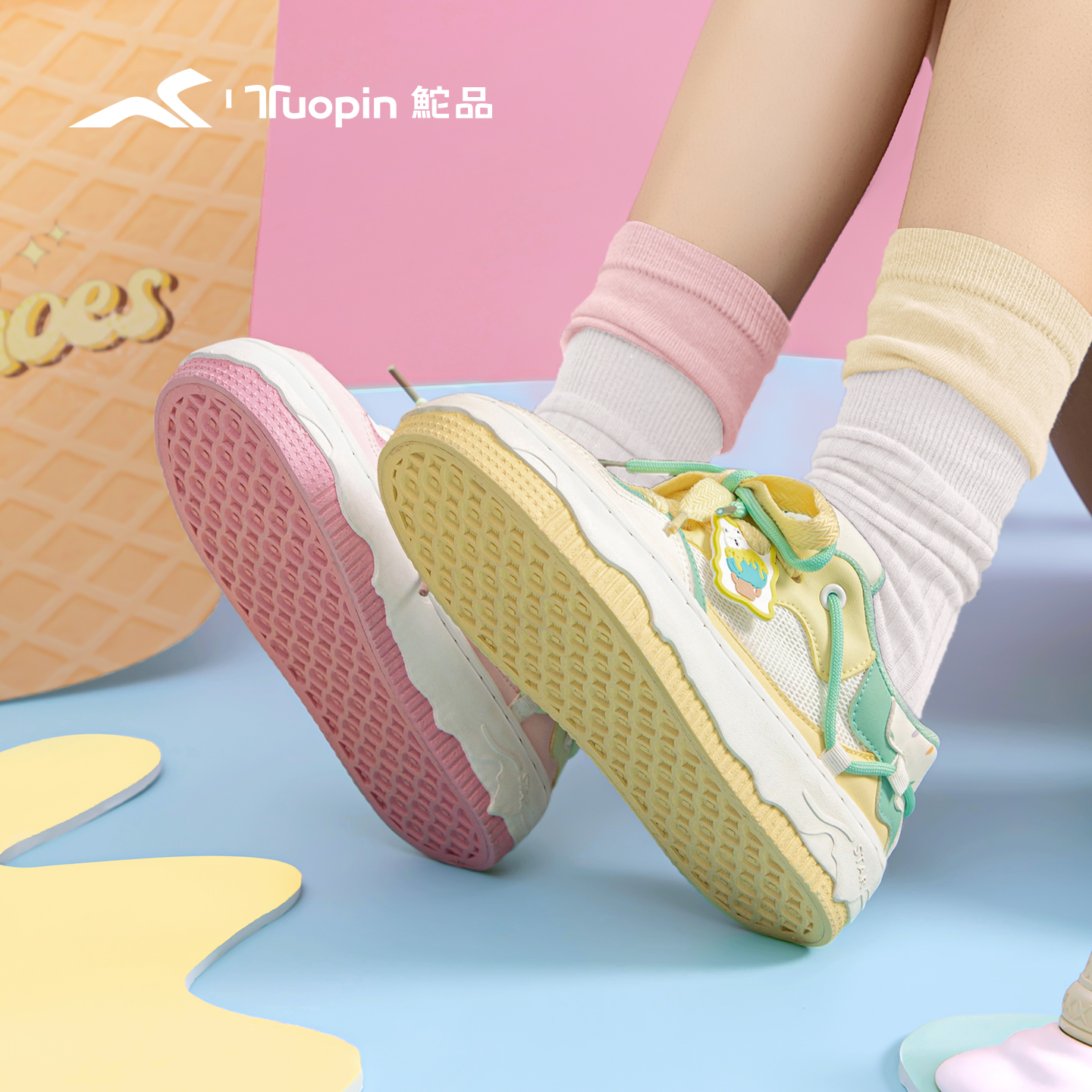 冰淇淋鸳鸯鞋女新款板鞋