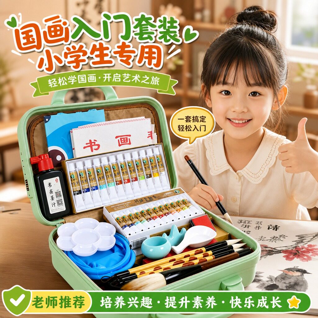 【老师推荐】入门国画套装