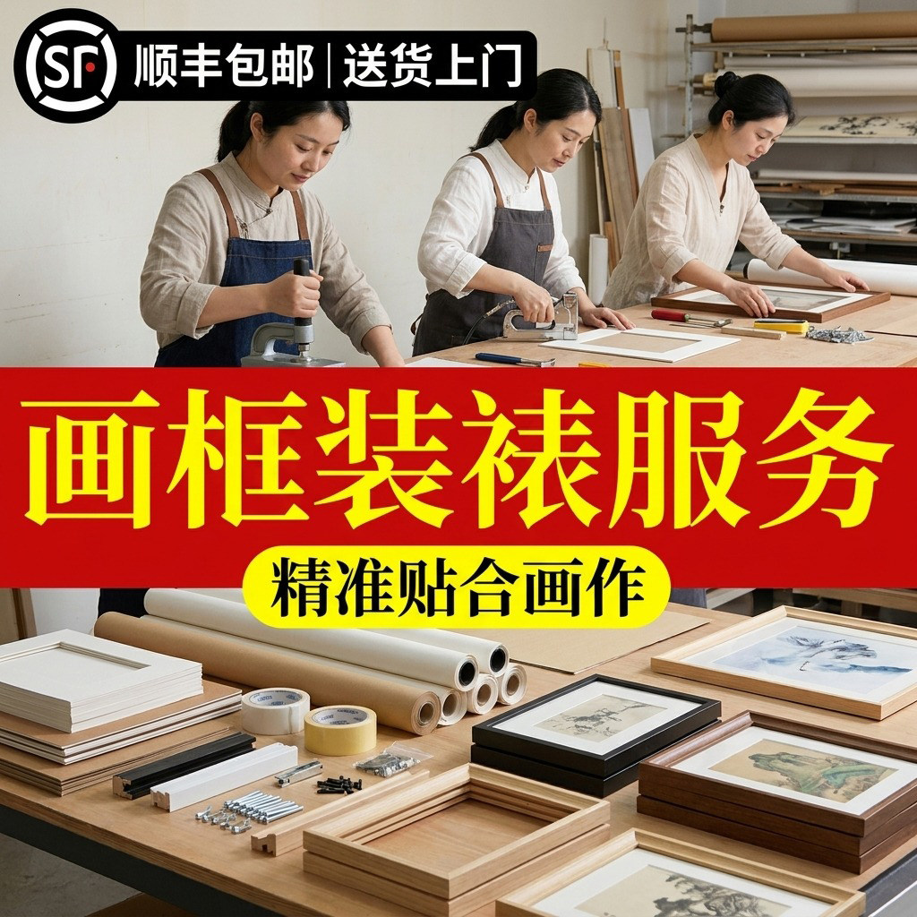 【专业装裱顺丰包邮】画框装裱