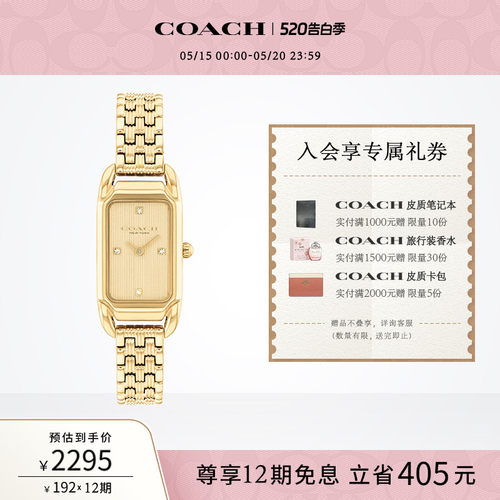 蔻驰CADIE璀璨时标竖纹石英女表