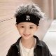 街舞嘻哈帽男童个性 新款 儿童假发帽男孩时尚 潮流疯狂发型日假发帽
