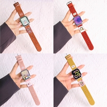 适用华为watchfit4表带秋冬灯芯绒fit4pro新款替换女生智能运动手表ft3腕带fit2/1代高级感新年红色小众配件