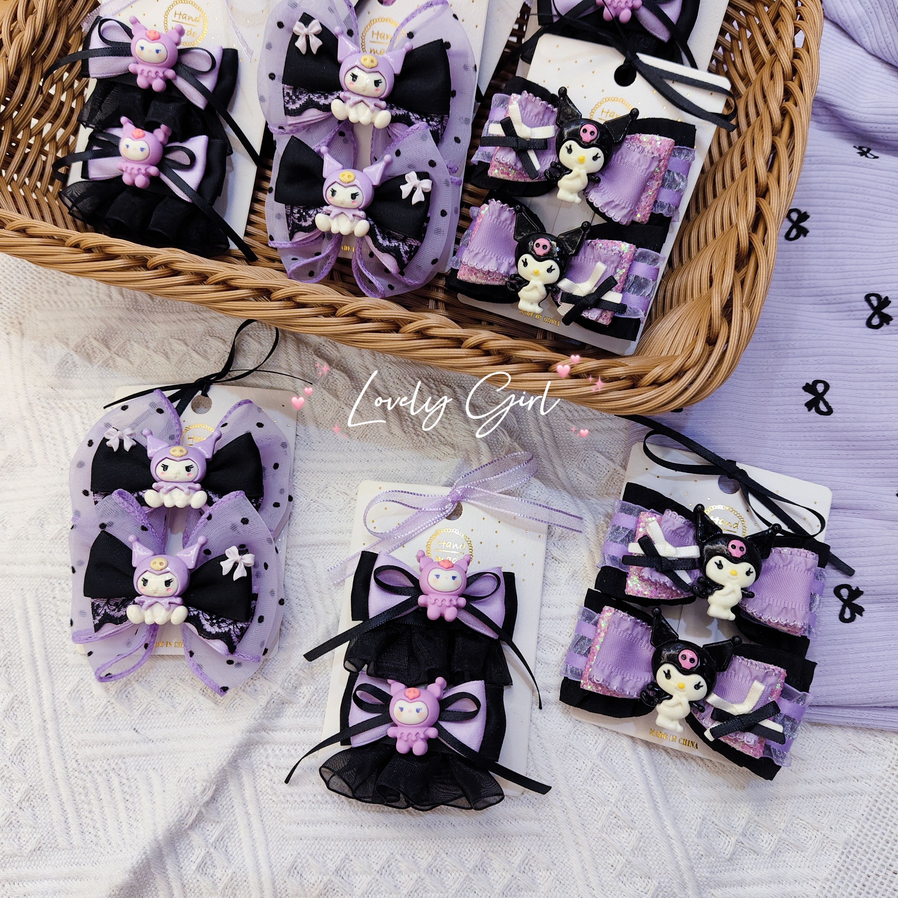 可爱小恶魔库洛米洛丽塔发饰