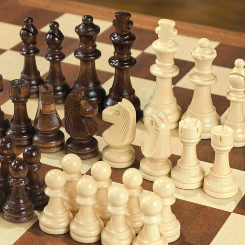 纯实木国际象棋立体棋子chess