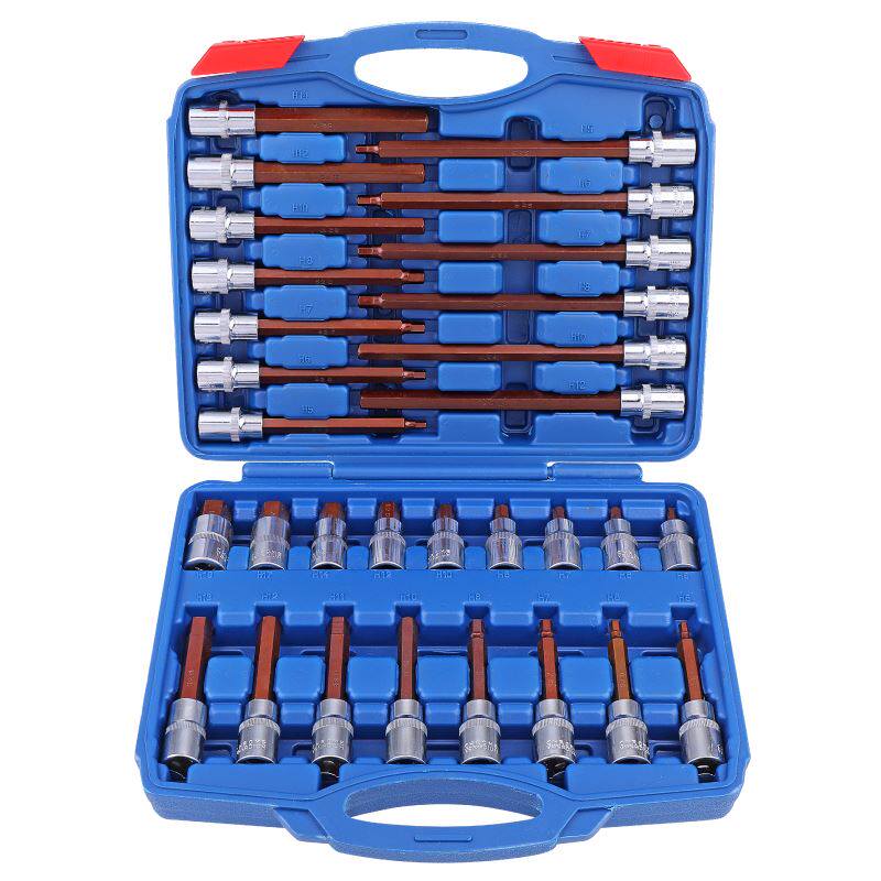 内六角扳手套筒装t30t45t50内六套批头m10m14梅花内六角工具花