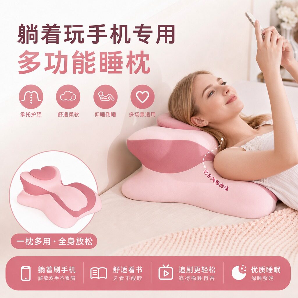 多功能趴睡枕俯卧专用懒人记忆棉图片