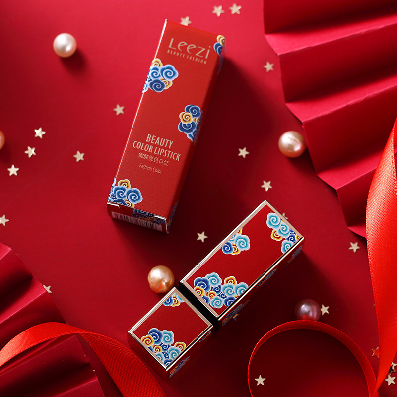 故宫口红女学生款平价豆沙色红棕色正红牛血红烂番茄色正红平替色