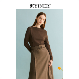 连衣裙8C33505530 新款 YINER音儿专柜女装 2023冬季