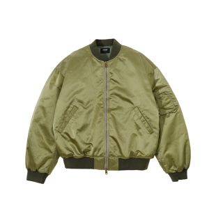 MUNDANE 24AW短宽廓形MA1飞行夹克3m新雪丽棉夹克 MDE