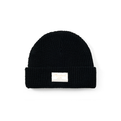 MUNDANE 25AW复古重磅羊毛华夫格针织帽冷帽