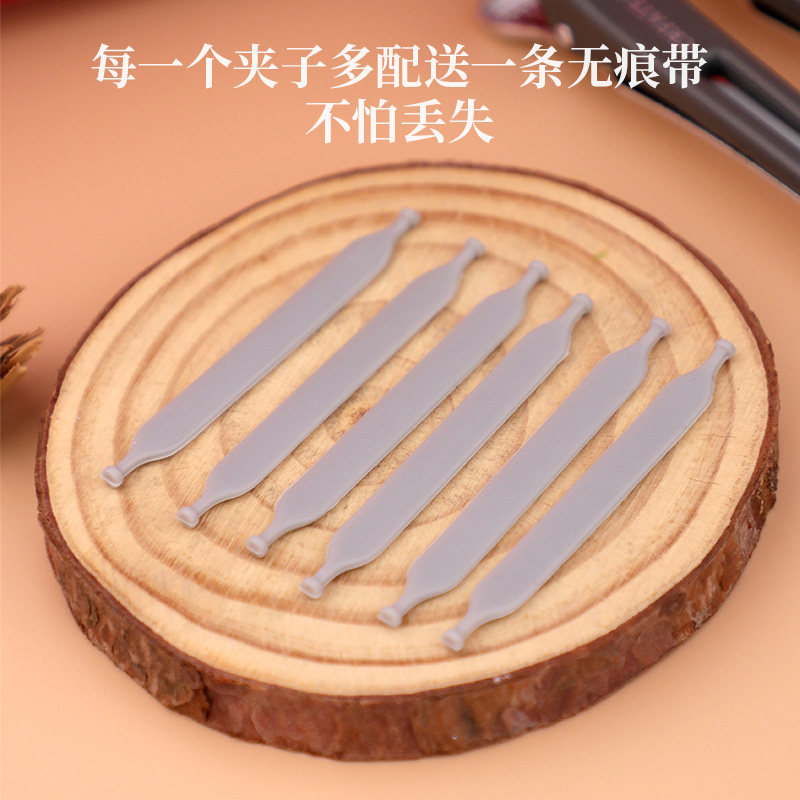 刀雄美发夹子无痕夹刘海夹侧边头发固定理发店专用剪发夹子定位夹