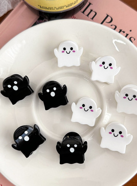 可爱创意卡通小幽灵抓夹搞怪女生前额刘海小抓夹发饰氛围感节日