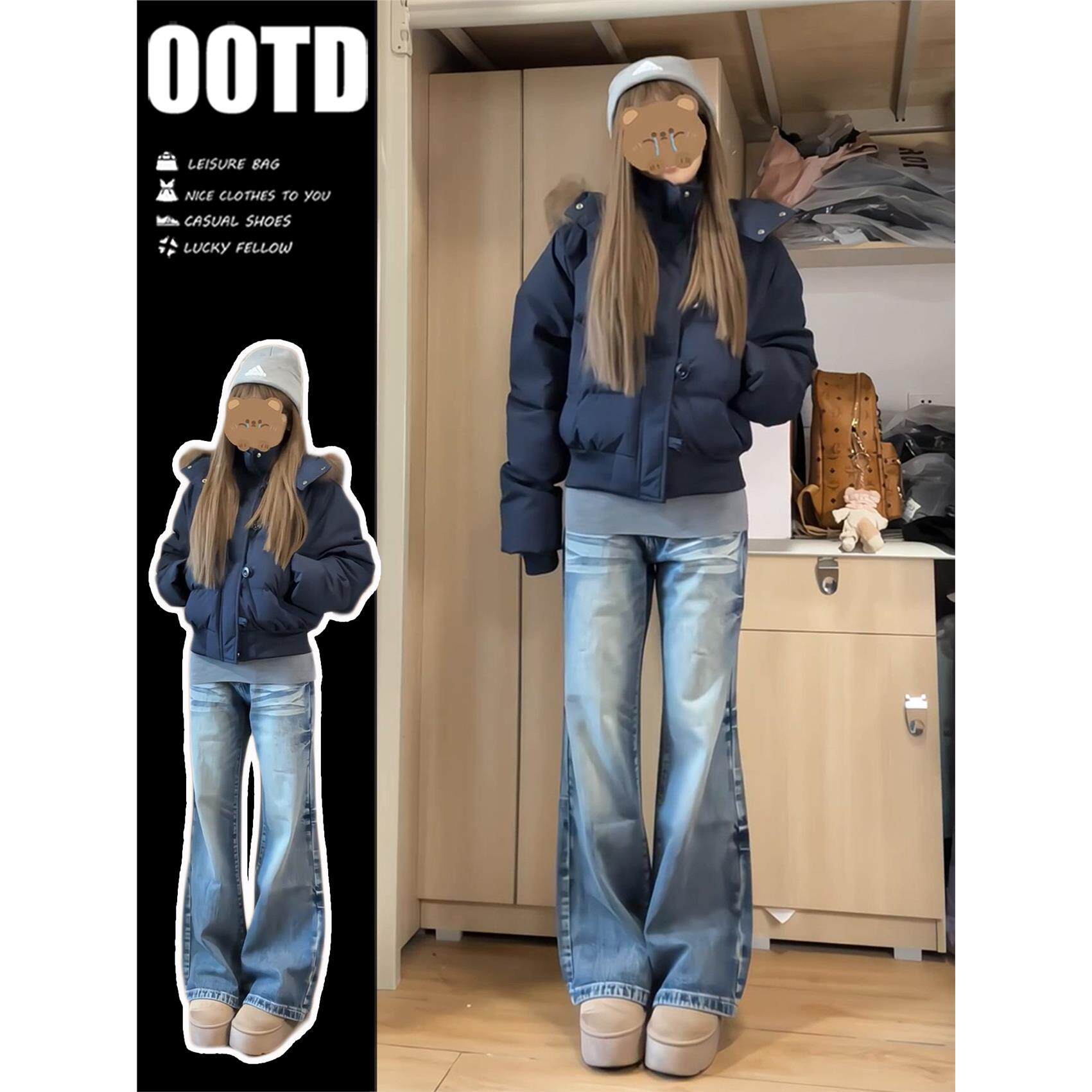 2025新款韩系羽绒棉衣女盐系冬季独特超好看棉服外套加厚短款棉袄