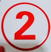 防水圆形水晶标签转印贴logo定制不UV不干胶数字贴号码 贴自带胶